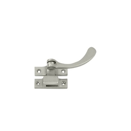 Deltana Solid Brass Window Lock / Casement Fastener, Reversible, 4.5, Brushed Nickel Finish CF450U15-XCP10